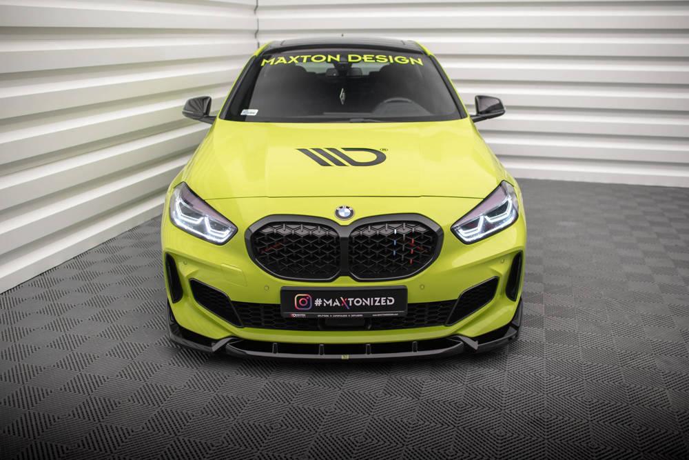 Front Lippe / Front Splitter / Frontansatz V.7 für BMW 1 F40 M-Paket / M135i von Maxton Design