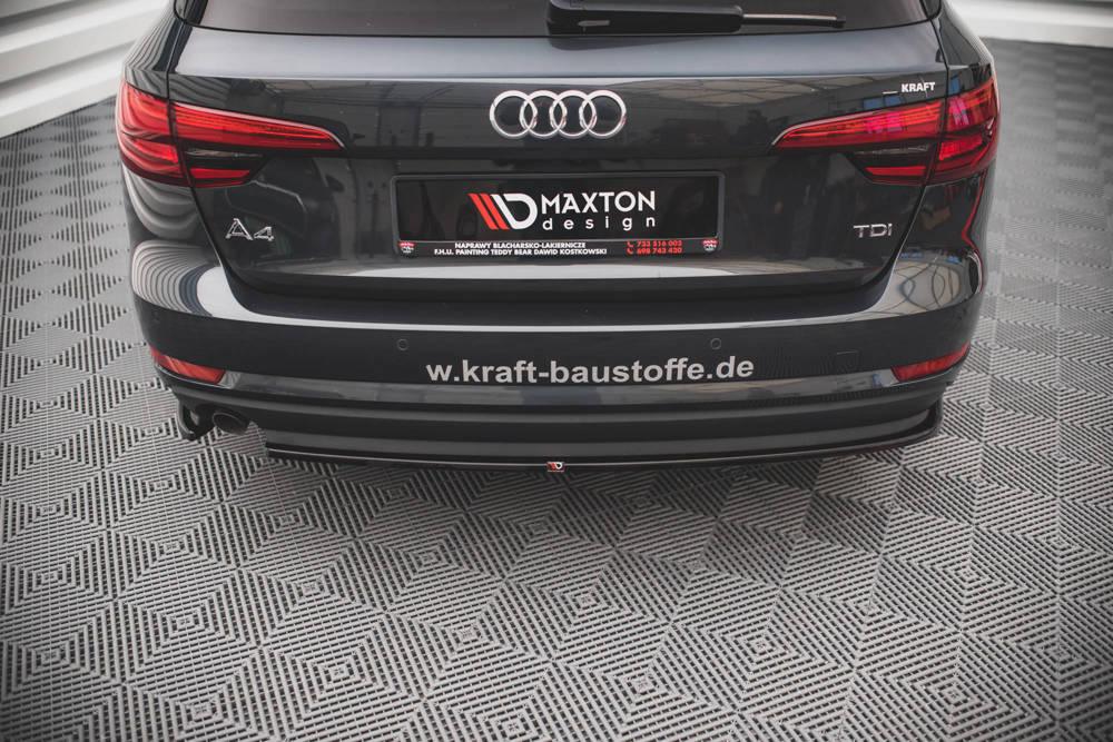 Zentraler hinterer Splitter für Audi A4 Avant B9 von Maxton Design