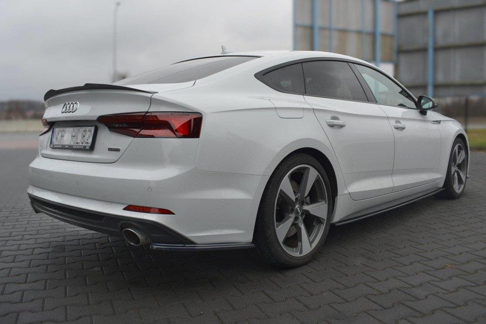 Seitliche Heck Diffusor Erweiterung für Audi A5 F5 S-Line Sportback von Maxton Design