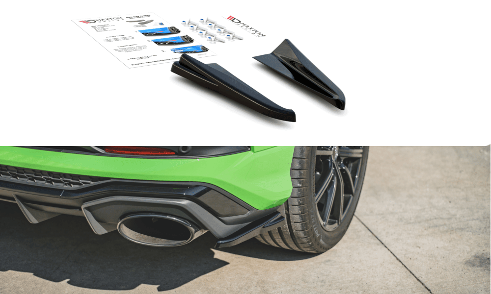 Side rear diffuser extension for Audi RSQ3 F3 by Maxton Design