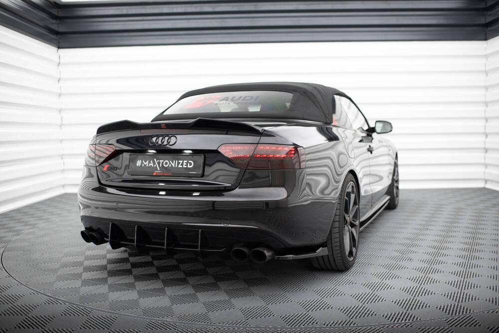 Seitliche Heck Diffusor Erweiterung für Audi Audi A5 S-Line / S5 Coupe / Cabrio 8T von Maxton Design