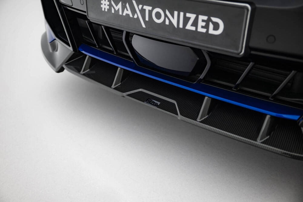 Carbon Front Lippe / Front Splitter / Frontansatz für BMW X7 M-Paket G07 Facelift von Maxton Design