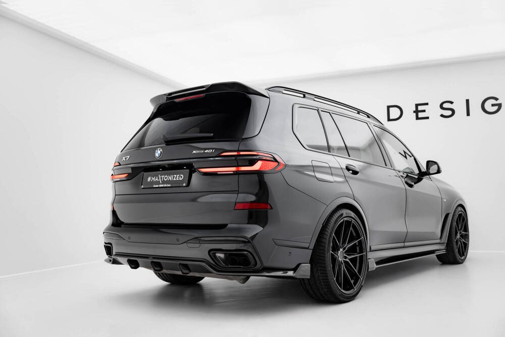 Carbon Zentraler Hinterer Splitter für BMW X7 M-Paket G07 Facelift von Maxton Design