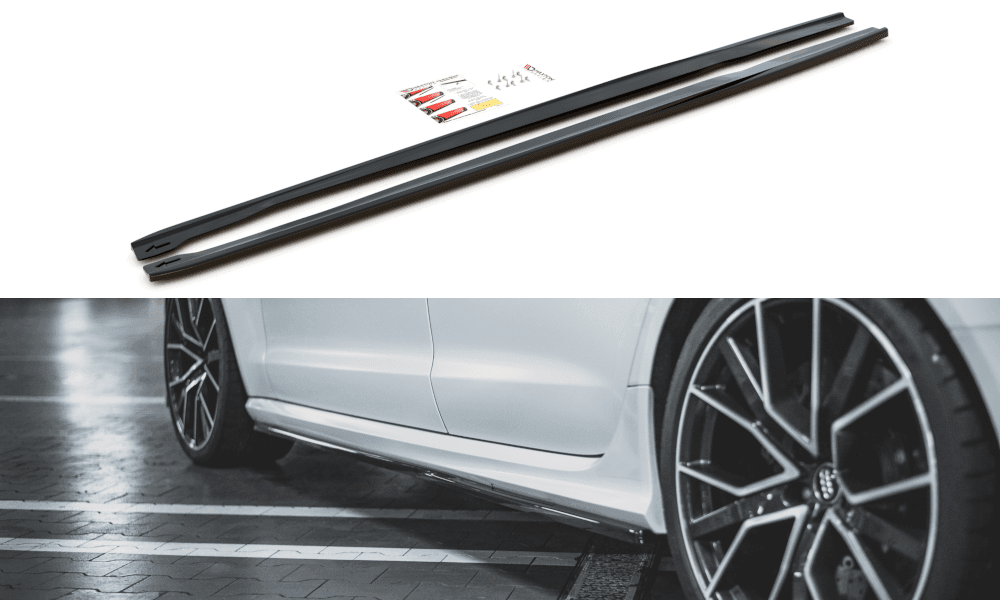 Side skirts extension V.2 for Audi RS6 C7 by Maxton Design