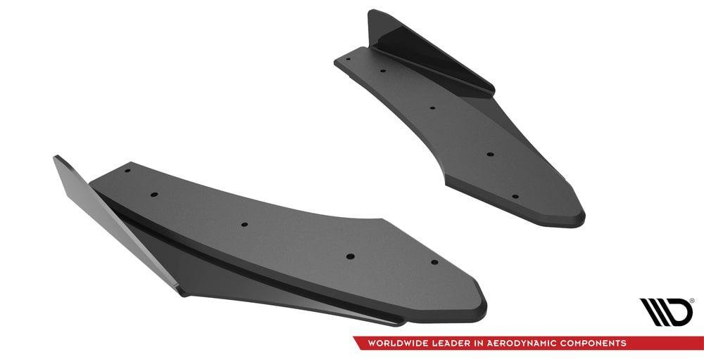 Seitliche Heck Diffusor Erweiterung + Flaps für Audi S3 Sedan 8Y von Maxton Design