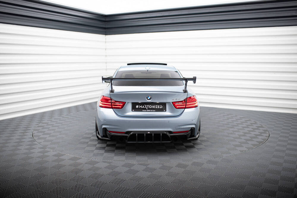 Carbon Heckspoiler mit Aufnahme Außen für BMW 4 Coupe F32 von Maxton Design