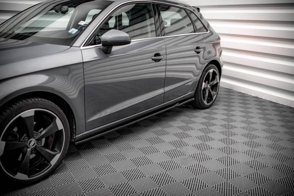 Seitenschweller Erweiterung für Audi A3 8V Sportback von Maxton Design