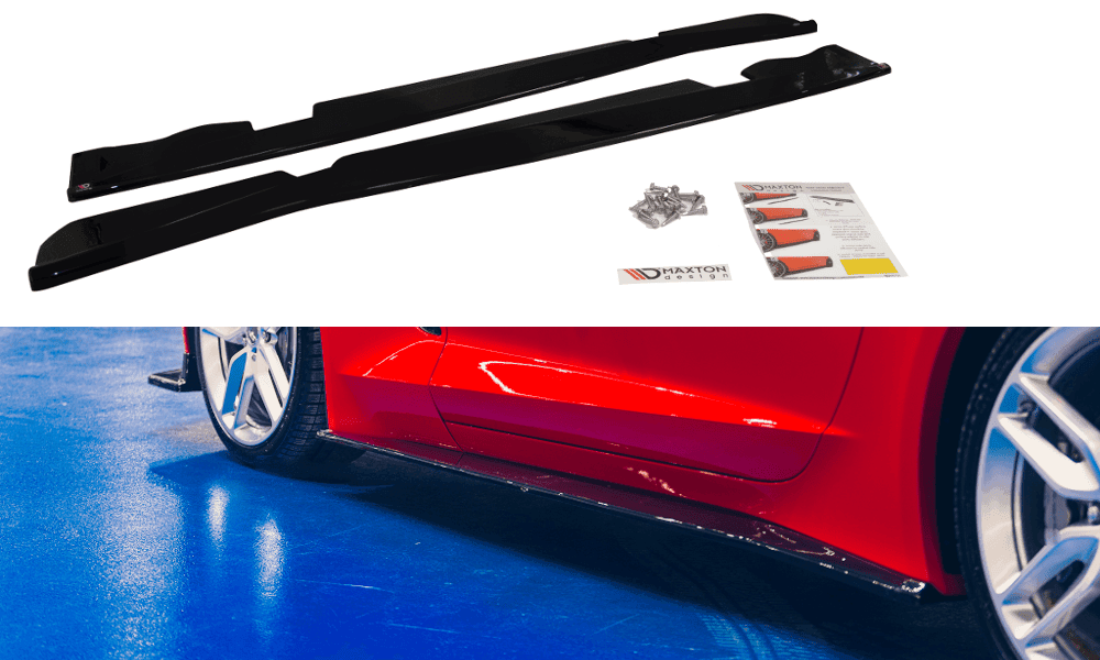 Seitliche Heck Diffusor Erweiterung für Chevrolet Corvette C7 von Maxton Design