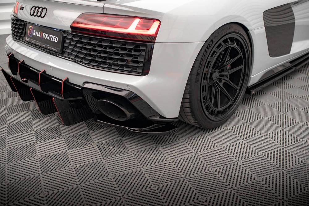 Seitliche Heck Diffusor Erweiterung für Audi R8 MK2 Facelift von Maxton Design