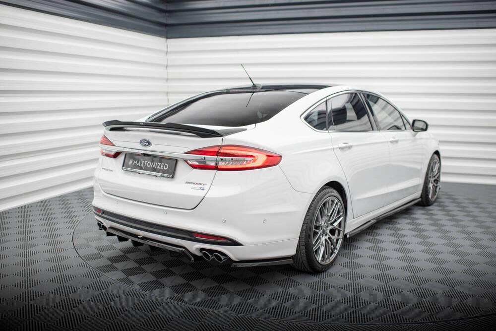 Seitliche Heck Diffusor Erweiterung für Ford Mondeo Sport MK5 Facelift von Maxton Design