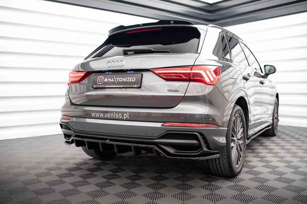 Zentraler Hinterer Splitter für Audi Q3 F3 S-Line von Maxton Design