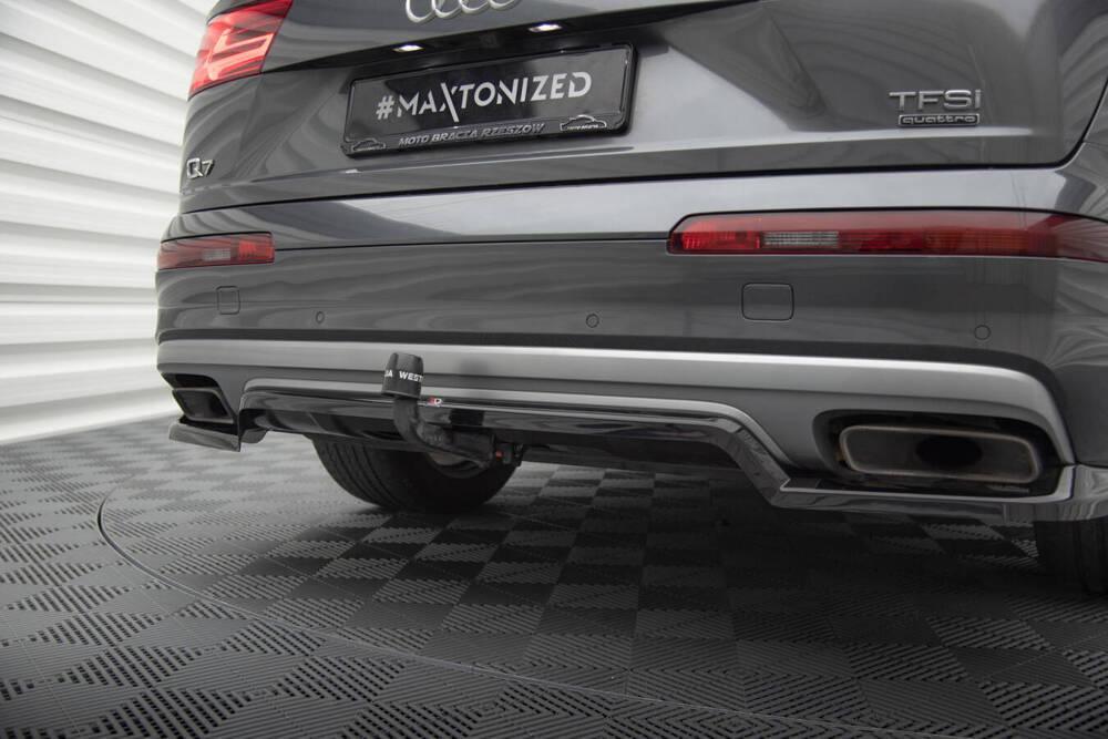 Zentraler Hinterer Splitter für Audi Q7 4M von Maxton Design