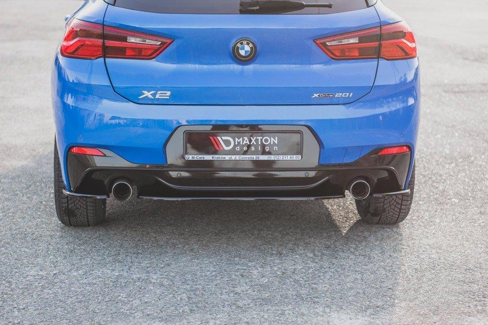 Zentraler Hinterer Splitter für BMW X2 F39 M-Paket von Maxton Design