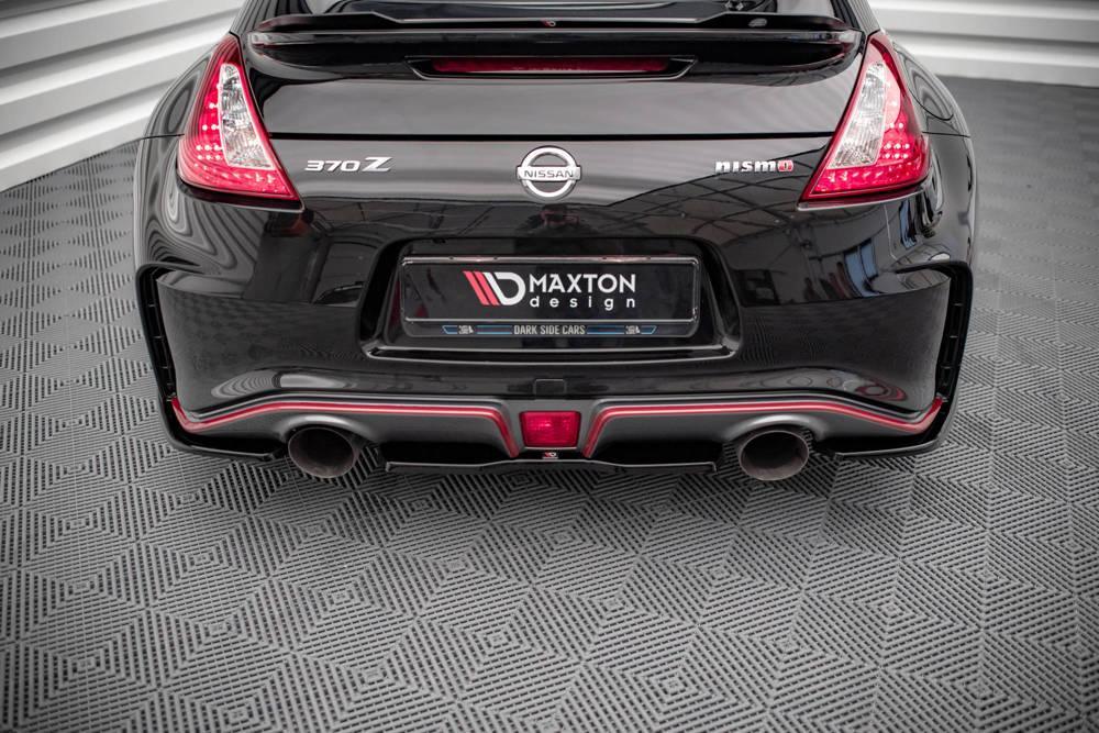 Zentraler Hinterer Splitter für Nissan 370Z Nismo Facelift von Maxton Design